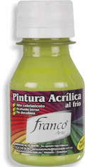 Pintura Acrílica Franco Arte 60ml Al Frio - Verde Pistacho
