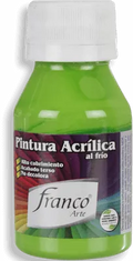 Pintura Acrílica Franco Arte 60ml Al Frio - Verde Manzana