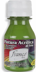 Pintura Acrílica Franco Arte 60ml Al Frio - Verde Aguacate