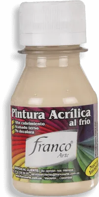 Pintura Acrílica Franco Arte 60ml Al Frio - Piel Angel