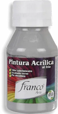 Pintura Acrílica Franco Arte 60ml Al Frio - Gris