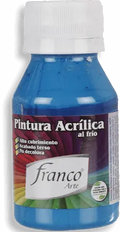 Pintura Acrílica Franco Arte 60ml Al Frio - Azul Claro