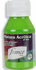 Pintura Acrílica Franco Arte 60ml Al Frio - Verde Permanente Claro