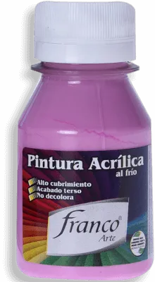 Pintura Acrílica Franco Arte 60ml Al Frio - Rosado
