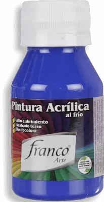Pintura Acrílica Franco Arte 60ml Al Frio - Azul Ultramar