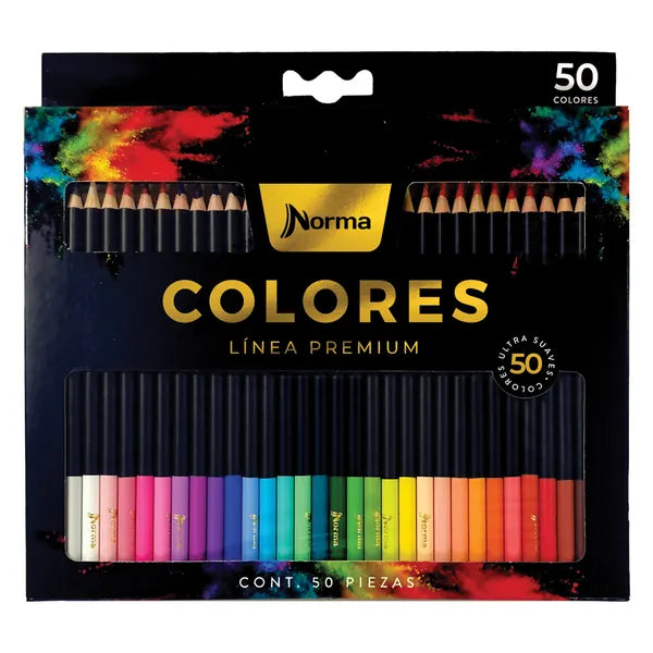 Colores Norma Premium Ultra Suave - Caja X 50