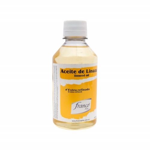 Aceite De Linaza Franco Arte En Todos Los Tamanos Frasco Mediano