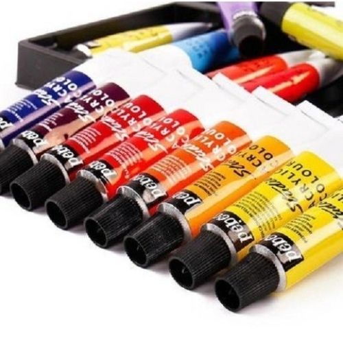 Acrilica Pebeo Paquete De 12ml X12 Pinturas Fuera De La Caja