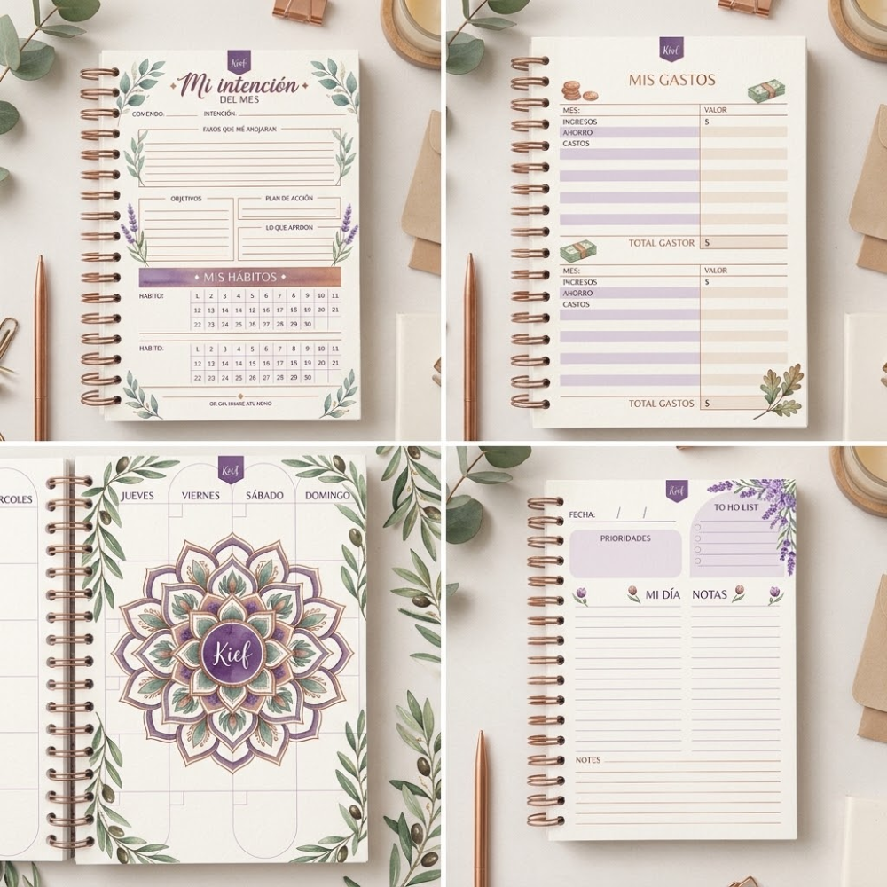 Agenda Permanente Kiut 2027 Lucky Year, Girl