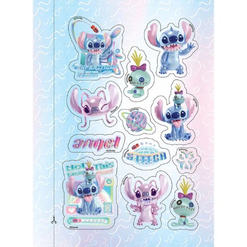 Agenda Planeador Diario de Stitch personaje de Disney con Sticker