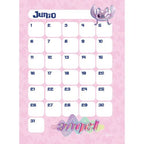Agenda Planeador Diario de Stitch personaje de Disney con Sticker