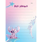 Agenda Planeador Diario de Stitch personaje de Disney con Sticker