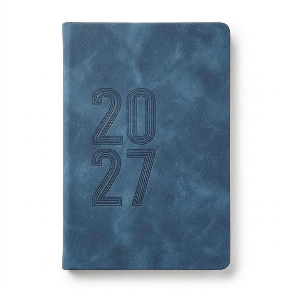 Agenda Rino Océano Azul con Numeración en Relieve
