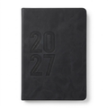 Agenda Rino Océano Negra con Numeración en Relieve