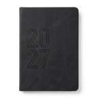 Agenda Rino Océano Negra con Numeración en Relieve