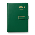 Agenda Rino con Solapa y Broche Metálico Verde