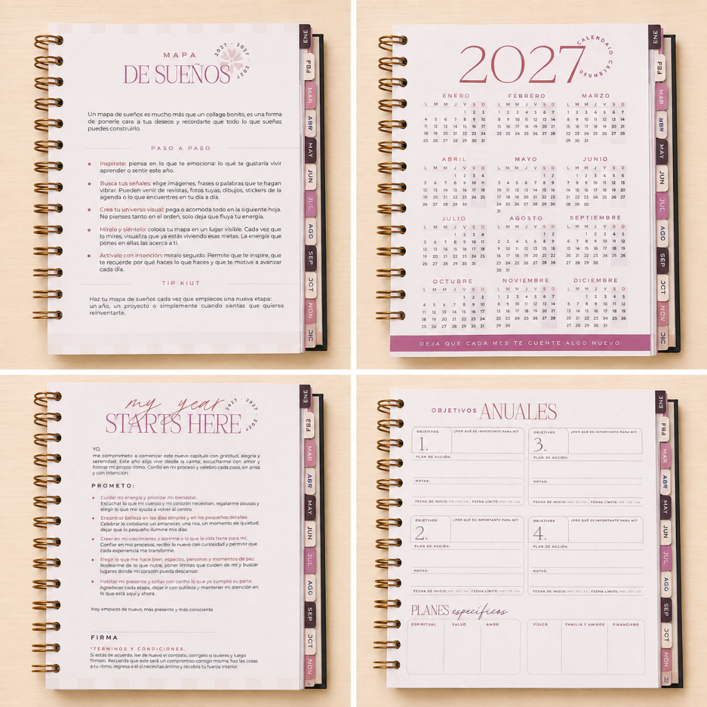 Agendas Kiut 2027 - Diaria Pace Yourself Through The Year