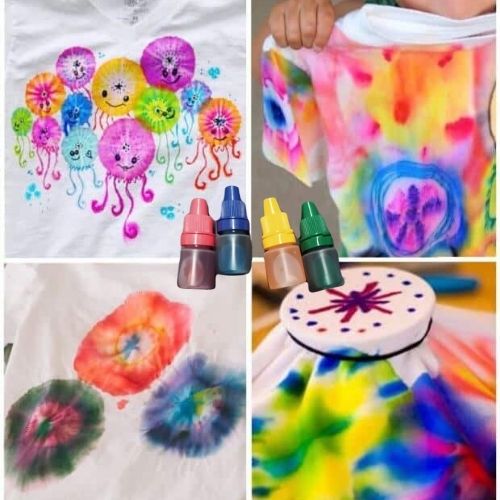Anilina Liquida Paquete X4 Colores 4 Camisas Pintadas
