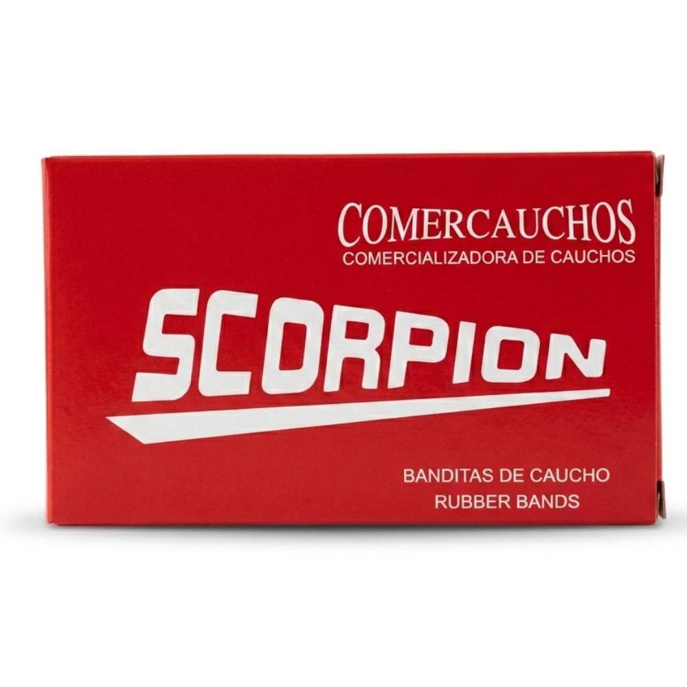Bandas De Caucho - Natural 25 gramos En caja Scorpion