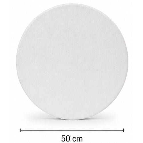 Bastidor Redondo 50 cm de diámetro en MDF - Lienzo con 2 Capas de Gesso