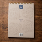 Bitacora o Sketchbook Kiut 2027 28x21 cm Argollado 100 Hojas 50 punteadas