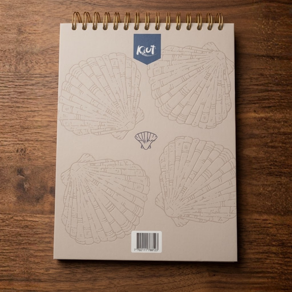 Bitacora o Sketchbook Kiut 2027 28x21 cm Argollado 100 Hojas 50 punteadas