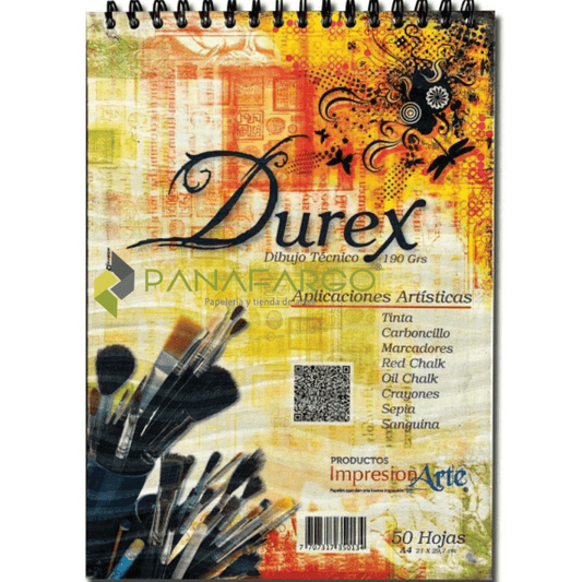 Block Bitacora Papel Durex 190 gs A4 X 50 Hojas Panafargo