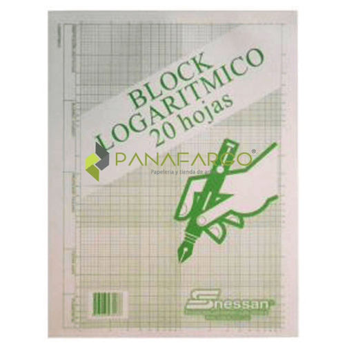 Block Logaritmico Nessan X 20 Hojas Panafargo