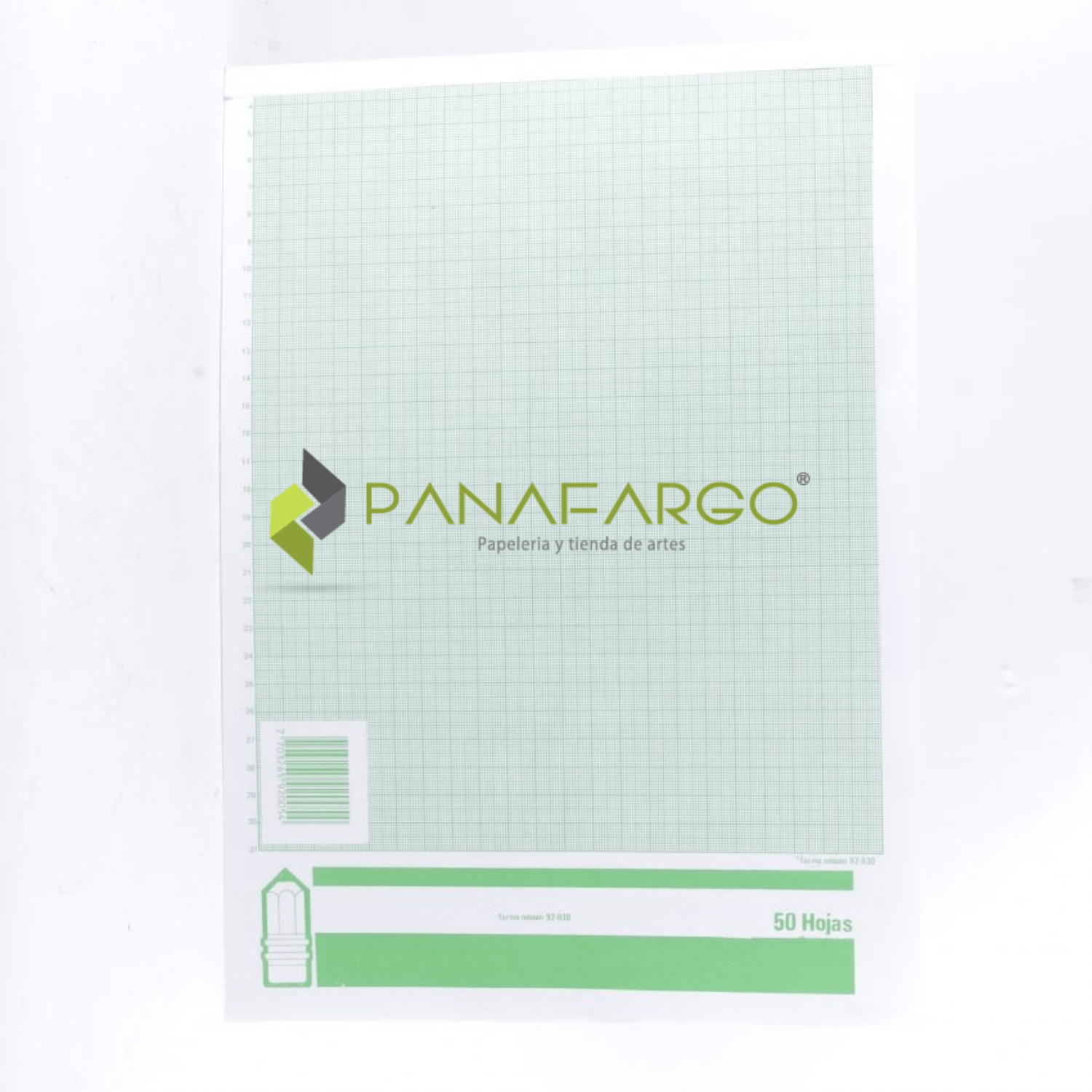 Block Milimetrado 18 245X34 cm Bond 60 gms Panafargo