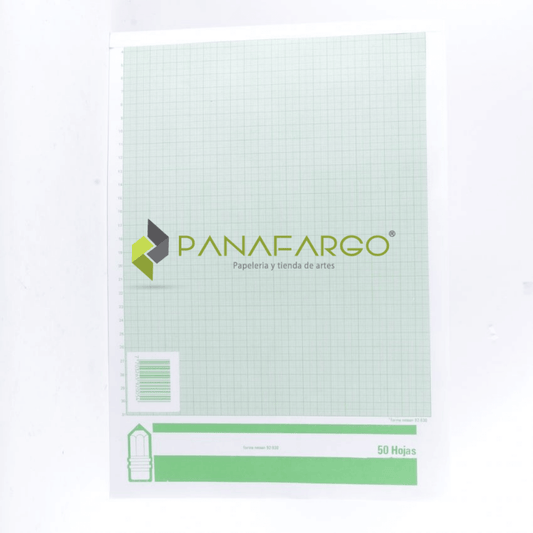 Block Milimetrado 18 245X34 cm Bond 60 gms Panafargo