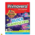 Block de Papel Iris Fluorescente Carta Primavera Panafargo