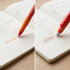 Bolígrafo Offiesco Gel Borrable 0.7 mm Rojo – Tinta Borrable para Escritura