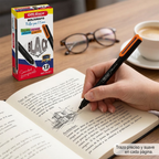 Bolígrafo Offiesco Roller Pen 0.5 mm Tinta Mojada Negro – Escritura Fluida