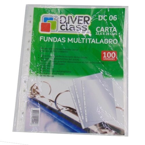 Bolsillo Catalogo Carta y Oficio Delgado X 100 Hojas Portada