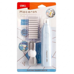 Borrador Eléctrico Macaron Deli con Repuesto y Ventilador