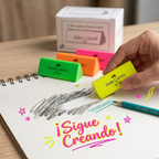 Borrador Faber-Castell Neon Triangular