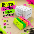 Borrador Faber-Castell Neon Triangular
