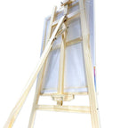 Caballete de Madera Mediano 150 cm Para Bastidor, Lienzo o Tablero Armable