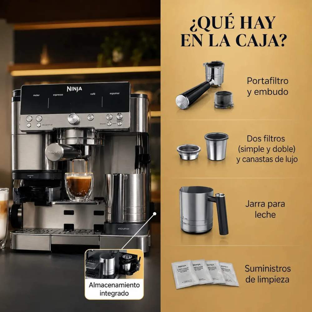 Cafetera Ninja Espresso ES601 / Ninja Luxe Café Premier Series