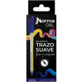Caja X 12 Boligrafos de Gel, Punta Fina 0.7 mm- Azul Retractil Norma con descuento