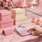 Calculadora de Escritorio Casio MX-12B-PKLB Bicolor (Rosa y Azul Claro) – 12 Dígitos
