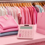 Calculadora de Escritorio Gipao GP 853 – 12 Dígitos Rosado Pastel