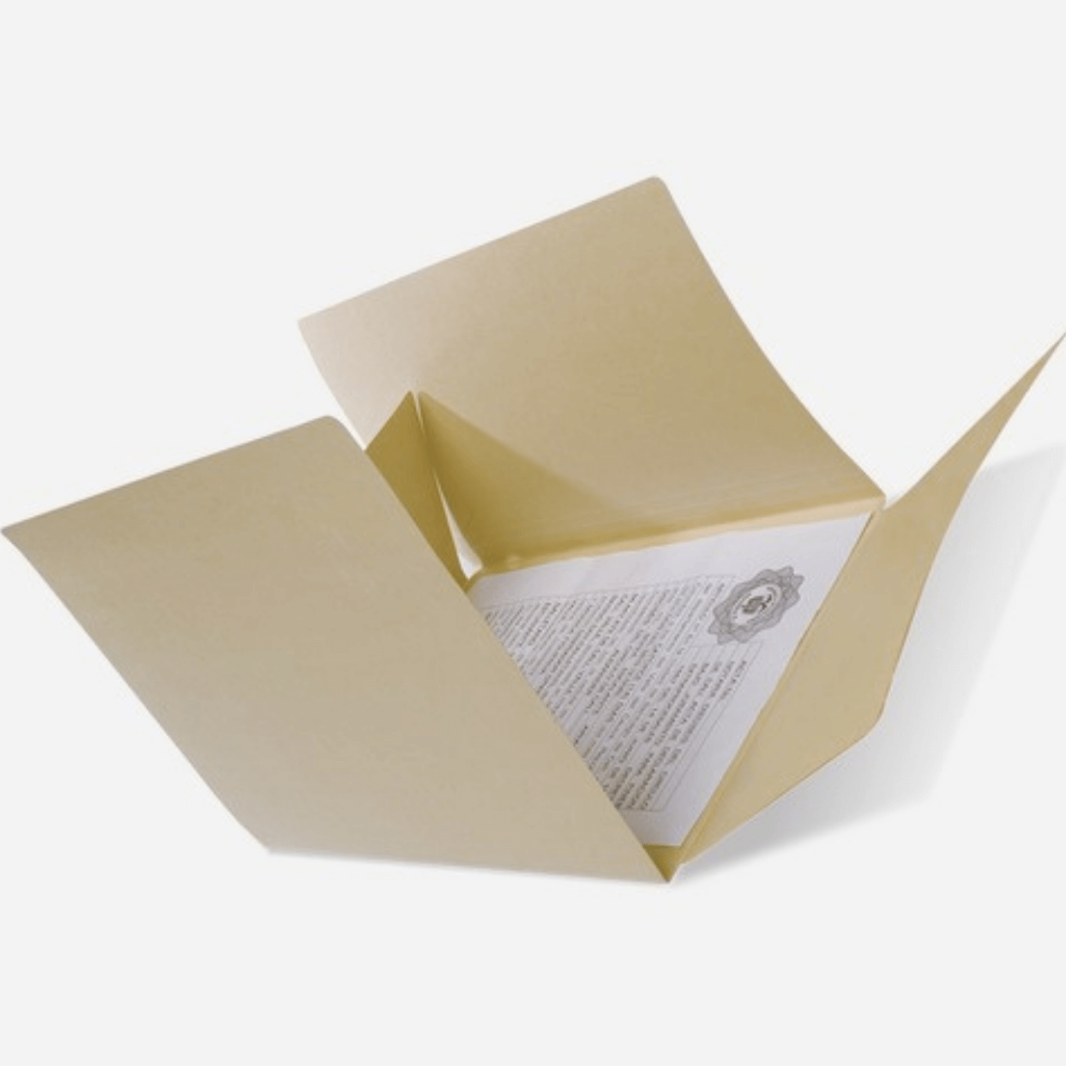 Carpeta 4 Aletas Desacificada Fabrifolder 335 grs hoja adentro Panafargo 1