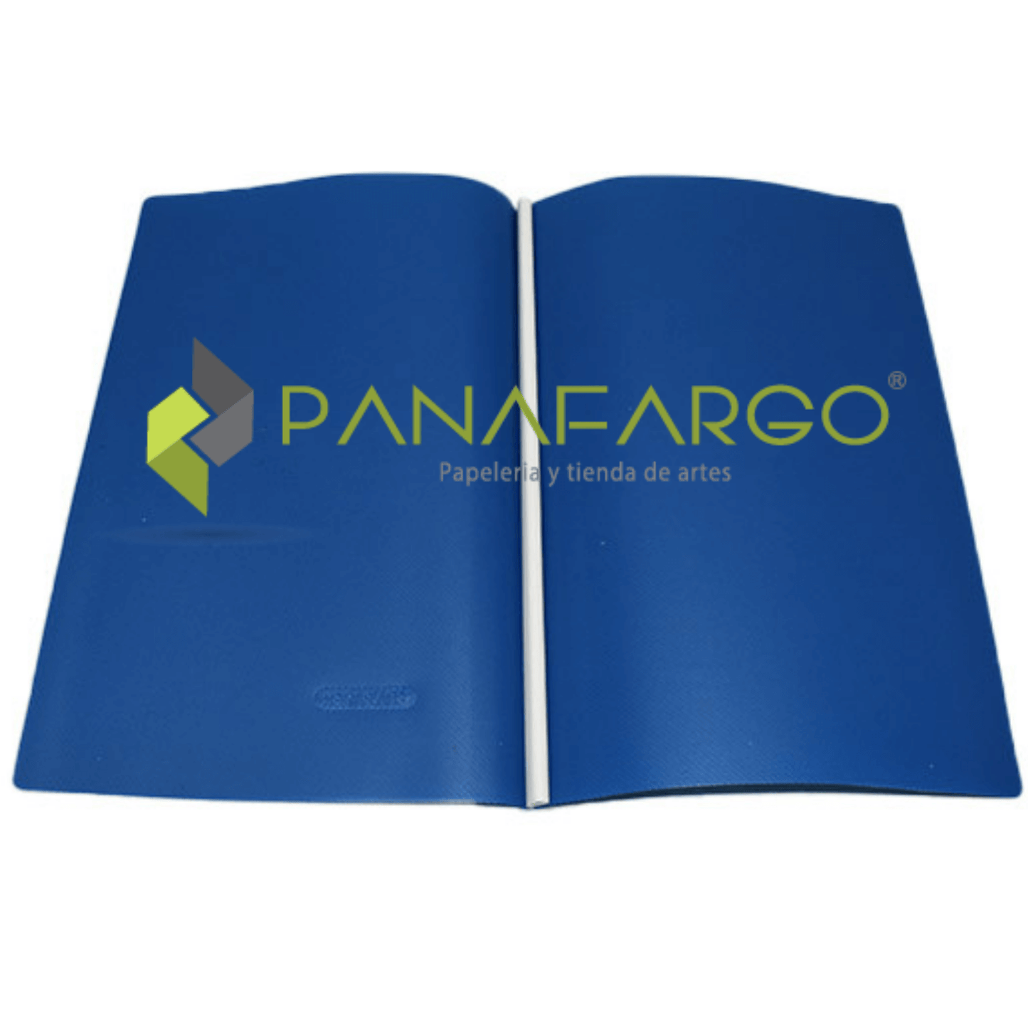 Carpeta Bisel Carta y Oficio Plastica azul abierta Panafargo