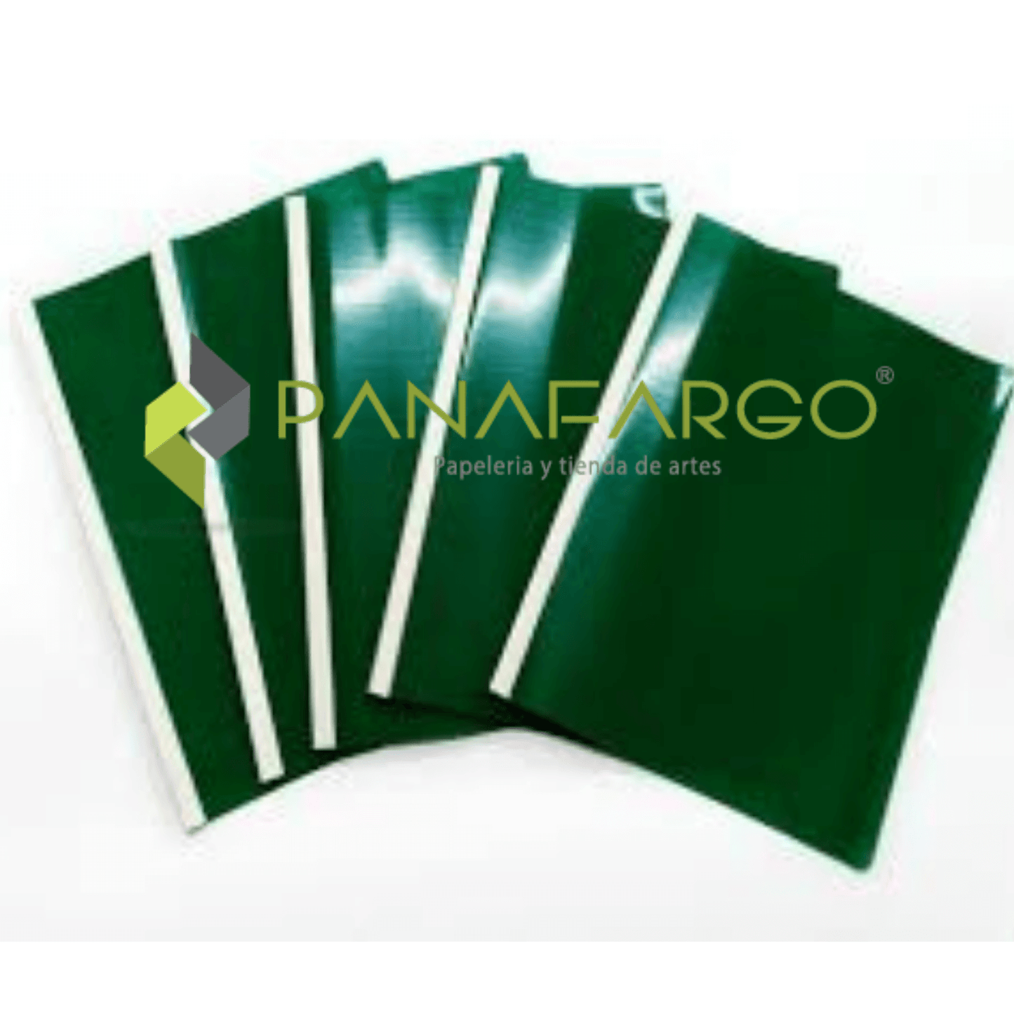 Carpeta Bisel Carta y Oficio Plastica verde Panafargo
