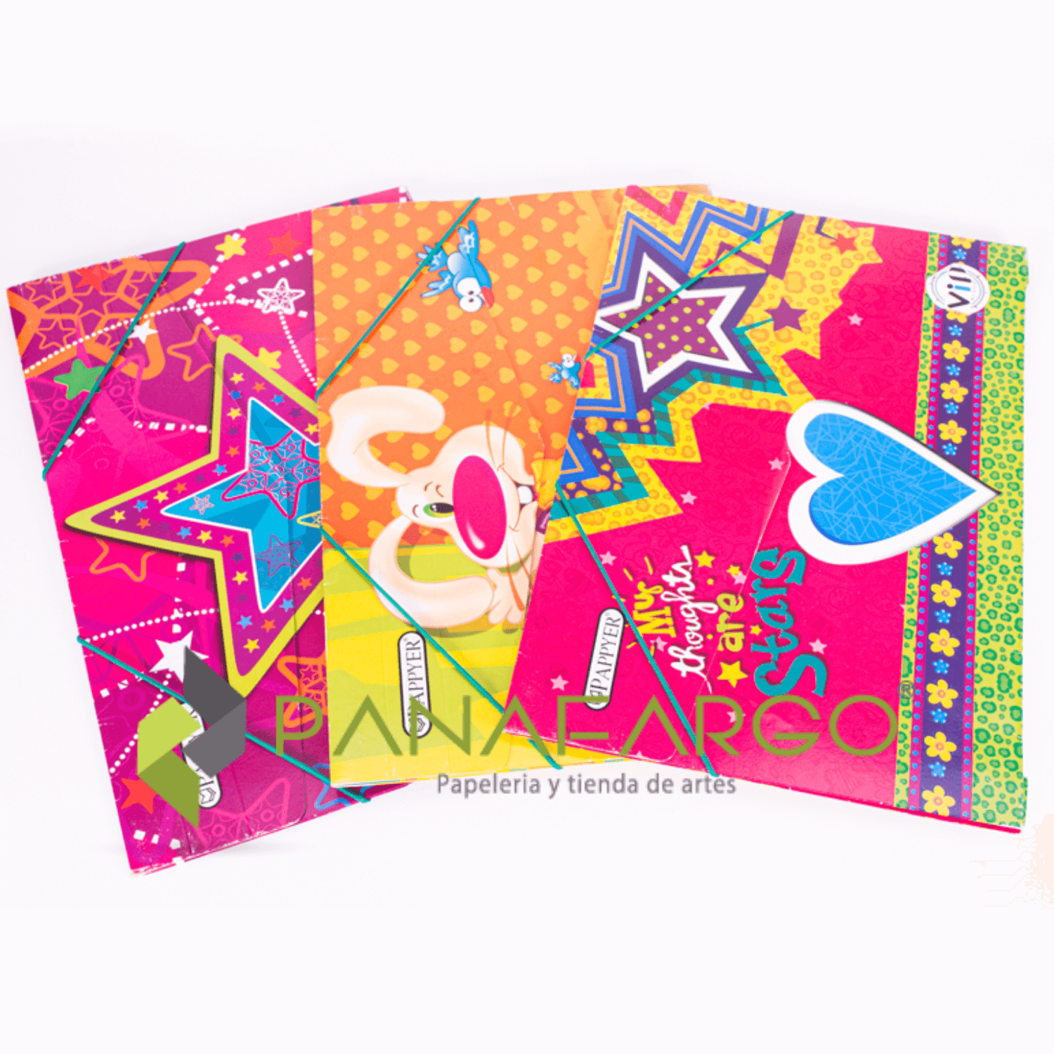 Carpeta Resorte Carton FabriFolder Escolar Panafargo
