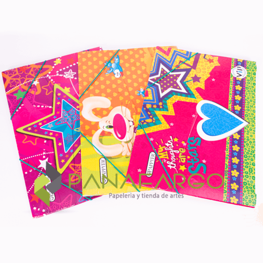 Carpeta Resorte Carton FabriFolder Escolar Panafargo