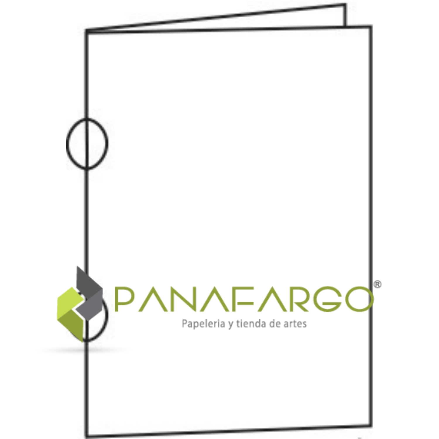 Carpeta de Presentacion Plastificada Carta Blanca X 50 Uds Panafargo
