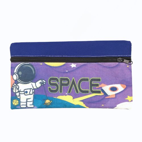 Cartuchera Economica 1Cierre Space Morada