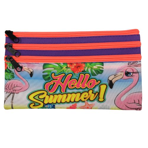 Cartuchera Economica 3Cierres Hello Summer